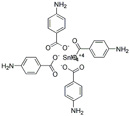 P-AMINOBENZOIC ACID, TIN SALT Struktur