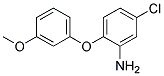 5-CHLORO-2-(3-METHOXYPHENOXY)PHENYLAMINE Struktur