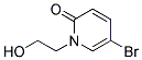 5-BROMO-1-(2-HYDROXYETHYL)PYRIDIN-2(1H)-ONE Struktur