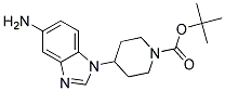 TERT-BUTYL 4-(5-AMINO-1H-BENZO[D]IMIDAZOL-1-YL)PIPERIDINE-1-CARBOXYLATE Struktur