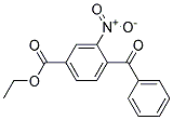 4-BENZOYL-3-NITRO-BENZOIC ACID ETHYL ESTER Struktur