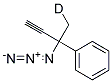 D,L-2-PHENYL-2-AZIDO-3-BUTYNE Struktur