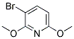 3-BROMO-2,6-DIMETHOXYPYRIDINE Struktur