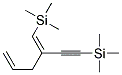 (Z)-6-TRIMETHYLSILANYL-4-TRIMETHYLSILANYLMETHYLENE-HEX-1-EN-5-YNE Struktur