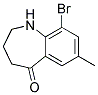 9-BROMO-7-METHYL-1,2,3,4-TETRAHYDRO-BENZO[B]AZEPIN-5-ONE Struktur