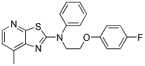 N-[2-(4-FLUOROPHENOXY)ETHYL]-7-METHYL-N-PHENYL[1,3]THIAZOLO[5,4-B]PYRIDIN-2-AMINE Struktur