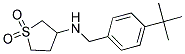 N-(4-TERT-BUTYLBENZYL)TETRAHYDROTHIOPHEN-3-AMINE 1,1-DIOXIDE Struktur