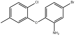 5-BROMO-2-(2-CHLORO-5-METHYLPHENOXY)ANILINE Struktur