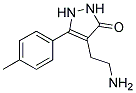 4-(2-AMINOETHYL)-5-(4-METHYLPHENYL)-1,2-DIHYDRO-3H-PYRAZOL-3-ONE Struktur