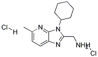 C-(3-CYCLOHEXYL-5-METHYL-3H-IMIDAZO[4,5-B]PYRIDIN-2-YL)-METHYLAMINE DIHYDROCHLORIDE Struktur