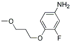 3-FLUORO-4-(3-METHOXYPROPOXY)PHENYLAMINE Struktur