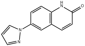 6-(1-PYRAZOLYL)-2-QUINOLONE Struktur