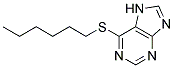 6-N-HEXYLMERCAPTOPURINE Struktur