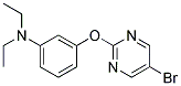 N-(3-[(5-BROMOPYRIMIDIN-2-YL)OXY]PHENYL)-N,N-DIETHYLAMINE Struktur