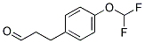 3-(4-DIFLUOROMETHOXY-PHENYL)-PROPIONALDEHYDE Struktur