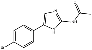 N-[4-(4-BROMOPHENYL)-1H-IMIDAZOL-2-YL]ACETAMIDE Struktur