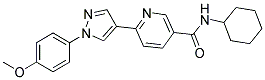 N-CYCLOHEXYL-6-[1-(4-METHOXY-PHENYL)-1H-PYRAZOL-4-YL]-NICOTINAMIDE Struktur