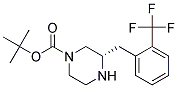 (S)-3-(2-TRIFLUOROMETHYL-BENZYL)-PIPERAZINE-1-CARBOXYLIC ACID TERT-BUTYL ESTER Struktur