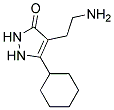 4-(2-AMINOETHYL)-5-CYCLOHEXYL-1,2-DIHYDRO-3H-PYRAZOL-3-ONE Struktur