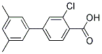 3-CHLORO-3',5'-DIMETHYL-BIPHENYL-4-CARBOXYLIC ACID Struktur