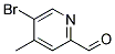 5-BROMO-4-METHYL-PYRIDINE-2-CARBALDEHYDE Struktur