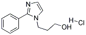 3-(2-PHENYL-IMIDAZOL-1-YL)-PROPAN-1-OL HCL Struktur