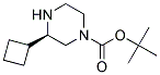 (R)-3-CYCLOBUTYL-PIPERAZINE-1-CARBOXYLIC ACID TERT-BUTYL ESTER Struktur