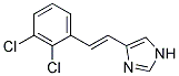 4-[2-(2,3-DICHLORO-PHENYL)-VINYL]-1H-IMIDAZOLE Struktur