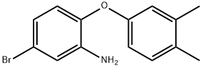 5-BROMO-2-(3,4-DIMETHYLPHENOXY)ANILINE Struktur