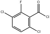 3,6-DICHLORO-2-FLUOROBENZOYL CHLORIDE Struktur