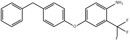 4-(4-BENZYLPHENOXY)-2-(TRIFLUOROMETHYL)ANILINE Struktur