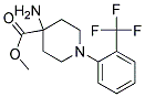 METHYL 4-AMINO-1-(2-(TRIFLUOROMETHYL)PHENYL)PIPERIDINE-4-CARBOXYLATE Struktur