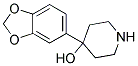 4-BENZO[1,3]DIOXOL-5-YL-PIPERIDIN-4-OL Struktur