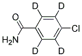 4-CHLOROBENZAMIDE-2,3,5,6-D4 Struktur