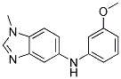 (3-METHOXY-PHENYL)-(1-METHYL-1H-BENZOIMIDAZOL-5-YL)-AMINE Struktur