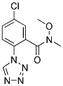 5-CHLORO-N-METHOXY-N-METHYL-2-TETRAZOL-1-YL-BENZAMIDE Struktur