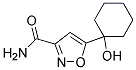 5-(1-HYDROXYCYCLOHEXYL)ISOXAZOLE-3-CARBOXAMIDE Struktur