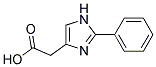 (2-PHENYL-1H-IMIDAZOL-4-YL)-ACETIC ACID Struktur