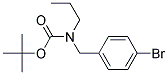 (4-BROMO-BENZYL)-PROPYL-CARBAMIC ACID TERT-BUTYL ESTER Struktur