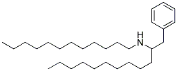 N-BENZYL-1-UNDECYL DODECYL AMINE Struktur