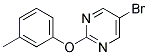 5-BROMO-2-(3-METHYLPHENOXY)PYRIMIDINE Struktur