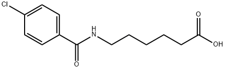 6-(4-CHLORO-BENZOYLAMINO)-HEXANOIC ACID Struktur