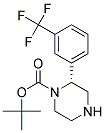 (R)-2-(3-TRIFLUOROMETHYL-PHENYL)-PIPERAZINE-1-CARBOXYLIC ACID TERT-BUTYL ESTER Struktur