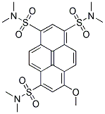 8-METHOXY-N,N,N',N',N'',N''-HEXAMETHYLPYRENE-1,3,6-TRISULFONAMIDE Struktur