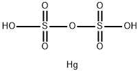 Mercury pyrosulfate Struktur