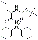 BOC-D-2-AMINOVALERIC ACID DCHA Struktur