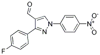 3-(4-FLUOROPHENYL)-1-(4-NITROPHENYL)-1H-PYRAZOLE-4-CARBALDEHYDE Struktur