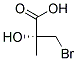 (2R)-3-BROMO-2-HYDROXY-2-METHYLPROPANOIC ACID Struktur