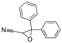 3,3-DIPHENYLOXIRANE-2-CARBONITRILE, TECH Struktur