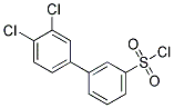 3-(3,4-DICHLOROPHENYL)PHENYLSULPHONYL CHLORIDE Struktur